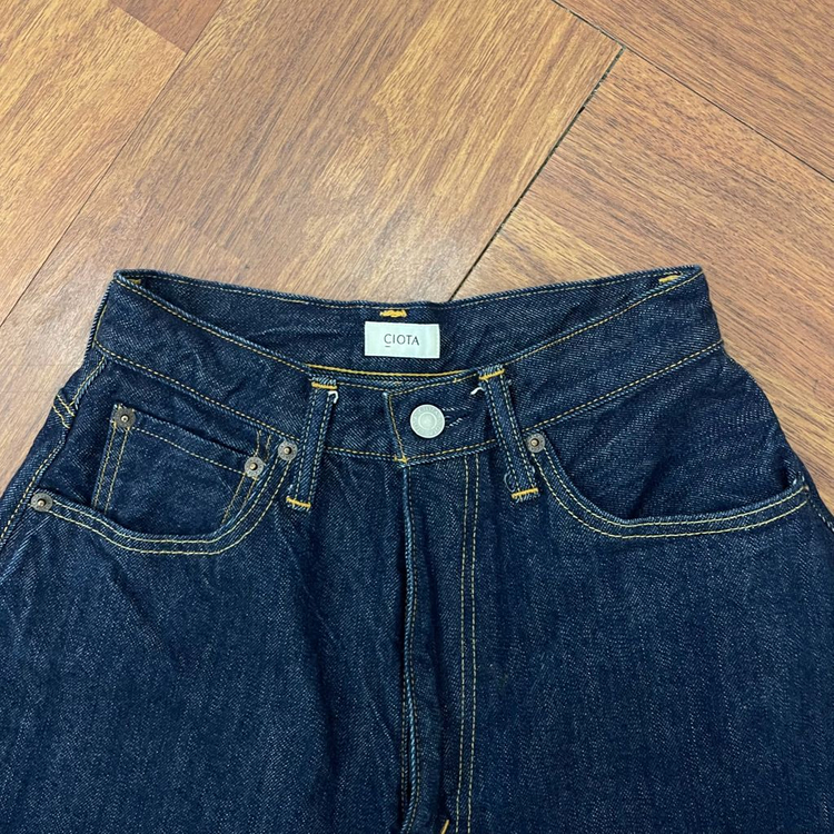 시오타 하이라이즈 5포켓 데님 팬츠 이미지