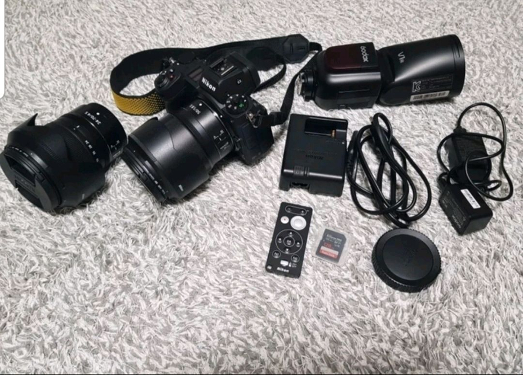 니콘 z6ii 미러리스 카메라 24-70세트,50mm단렌즈 판매합니다 이미지
