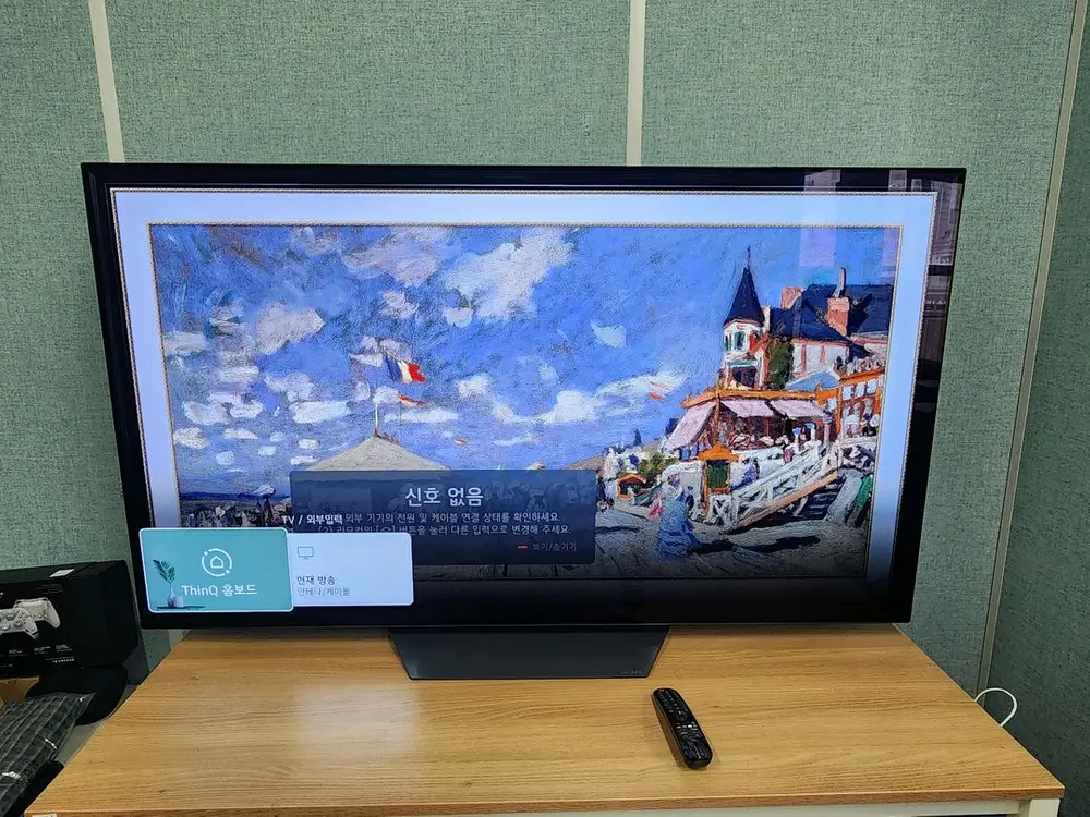 LG전자 올레드 티비 OLED65B1VNA 120hz 액정교체함 신품급~^^ 이미지
