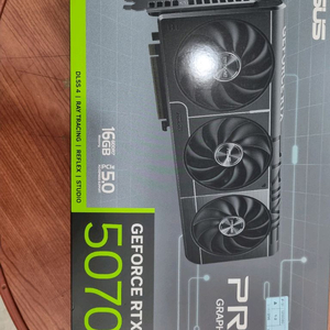 ASUS PRIME 지포스 RTX 5070 Ti OC D7 16GB 이미지