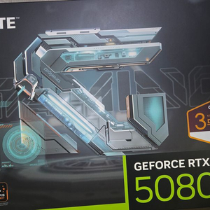 미개봉 새재품 기가바이트 RTX 5080 게이밍 oc 그래픽카드 이미지