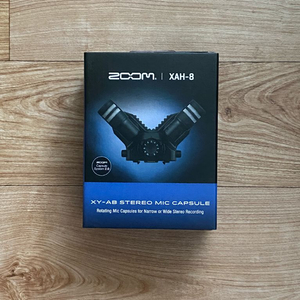 새상품 ZOOM XAH-8 XY/AB 콤비네이션 줌 마이크 캡슐 악세사리 이미지