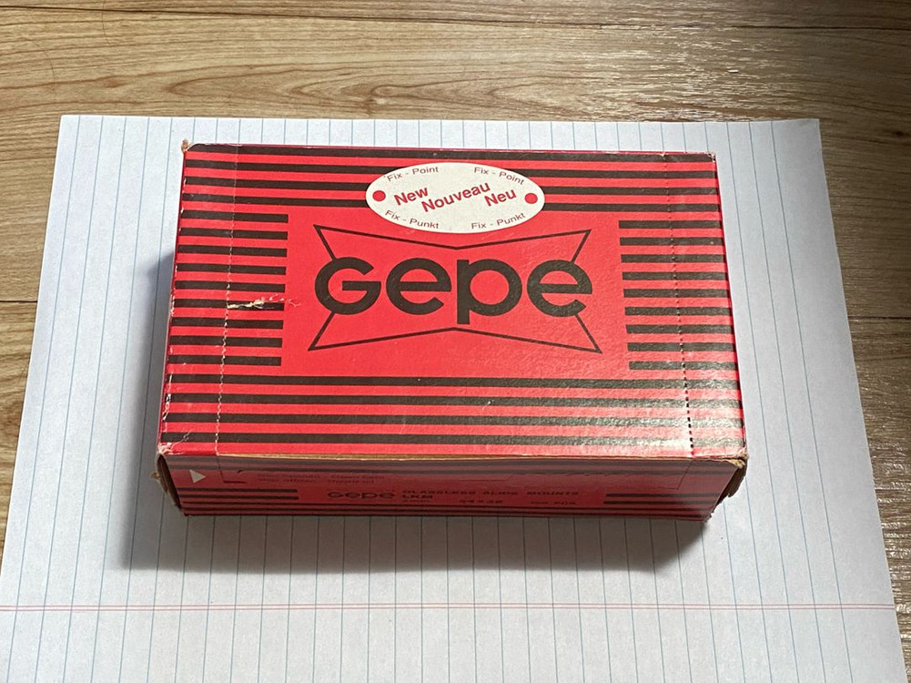 미개봉게페 스웨덴 슬라이드 필름 마운트 24x36 2mm 100개 7001 Gepe slide mount B 이미지