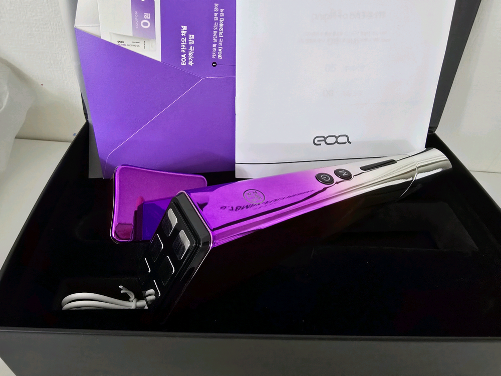 EOA 풀써마 보라색 초음파 미용기기 이미지