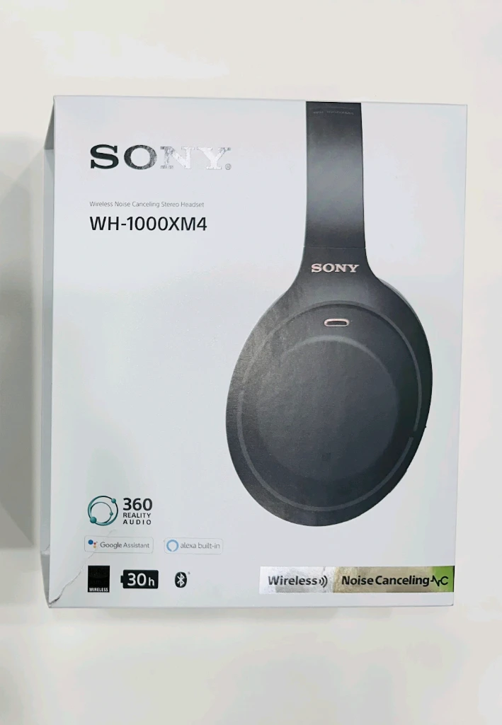 소니 블루투스 헤드폰 WH-1000XM4 블랙 이미지