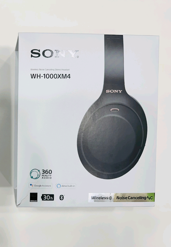 소니 블루투스 헤드폰 WH-1000XM4 블랙 이미지