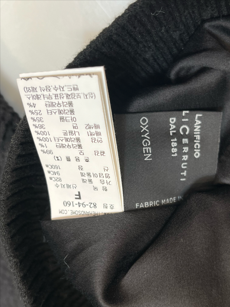 TIME 타임 텍스처 반팔 니트 가디건 블랙 새옷급 이미지