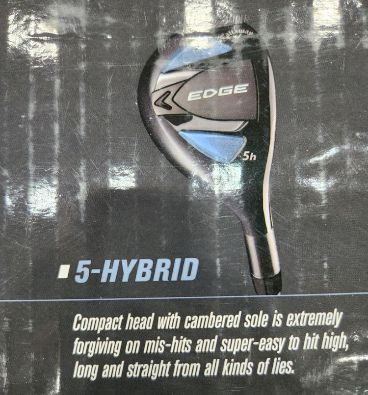 캘러웨이 Edge 여성용 골프 클럽 10피스 풀세트입니다.단순 개봉된 미사용 새상품입니다. 이미지