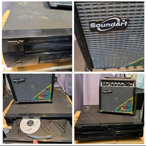 기타 앰프 + DVD/CD 플레이어 세트 이미지