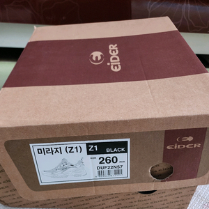 아이더 운동화 260 새상품 이미지