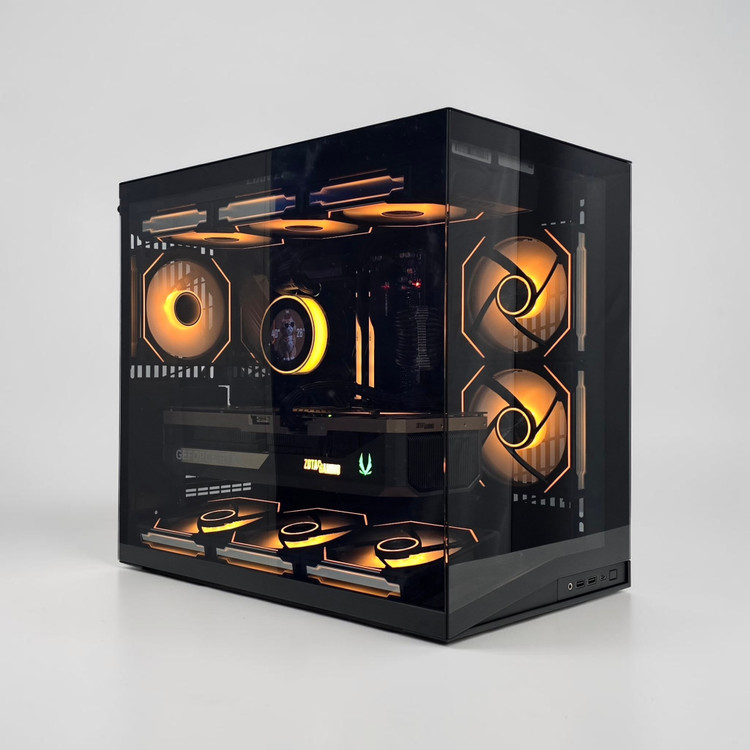 부산)라이젠9950X3D+RTX5080 리안리 게이밍PC 고사양 컴퓨터 반본체 이미지