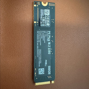마이크론 Crucial P5 Plus M.2 2280 500GB SSD 미사용 이미지
