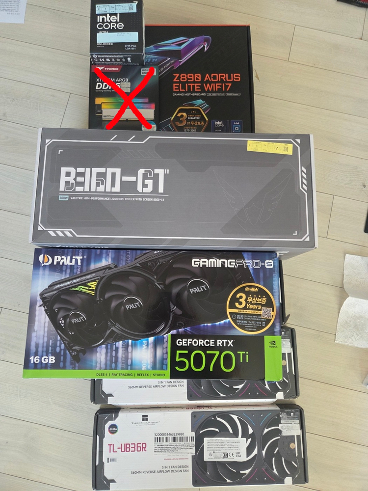 270K plus Z890 5070ti 32gb 1tb 고성능 작업게임용 데스크톱 이미지