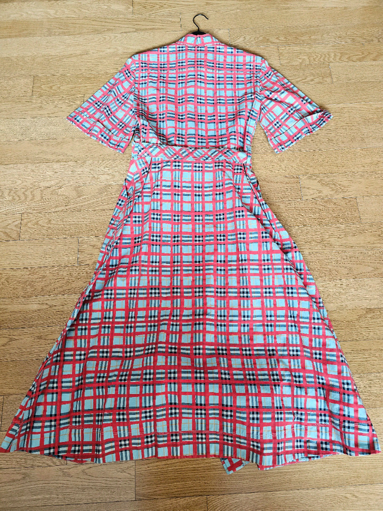 (새상품) 버버리 체크 코튼 셔츠원피스 이미지