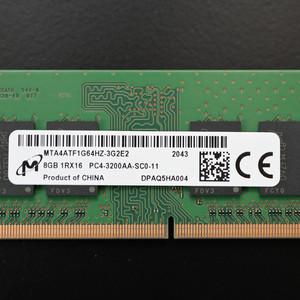 마이크론 8GB DDR4 3200 (노트북 램) 메모리 1개 이미지