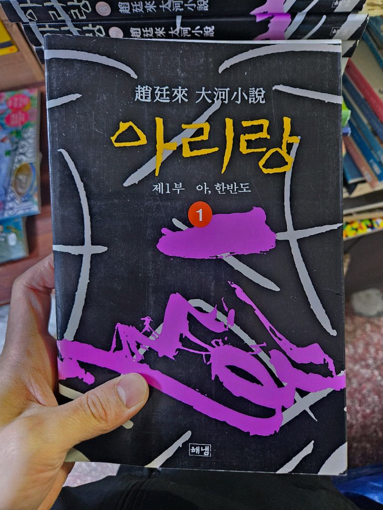 조정래 소설 아리랑 12권 이미지
