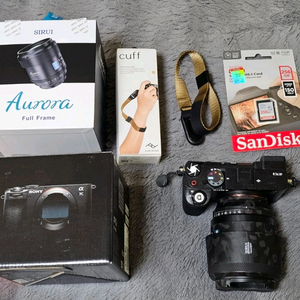 소니 a7c2 바디 + 시루이 85mm f1.4 망원 85.4 여친렌즈