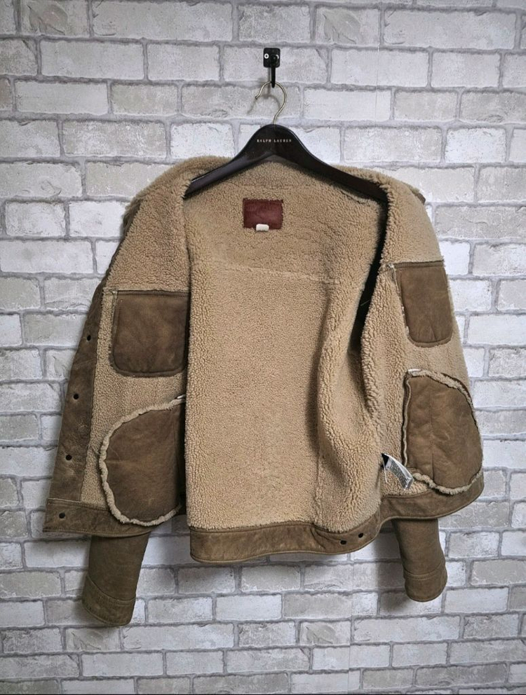 RRL 더블알엘 김원중 스웨이드 무스탕 자켓 류준열 이진욱 이동휘 가죽 뉴스보이 발마칸 폴로 랄프로렌 이미지