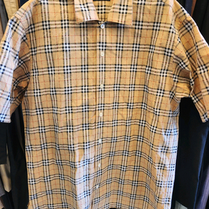 버버리 골프 체크 반팔 셔츠 이미지