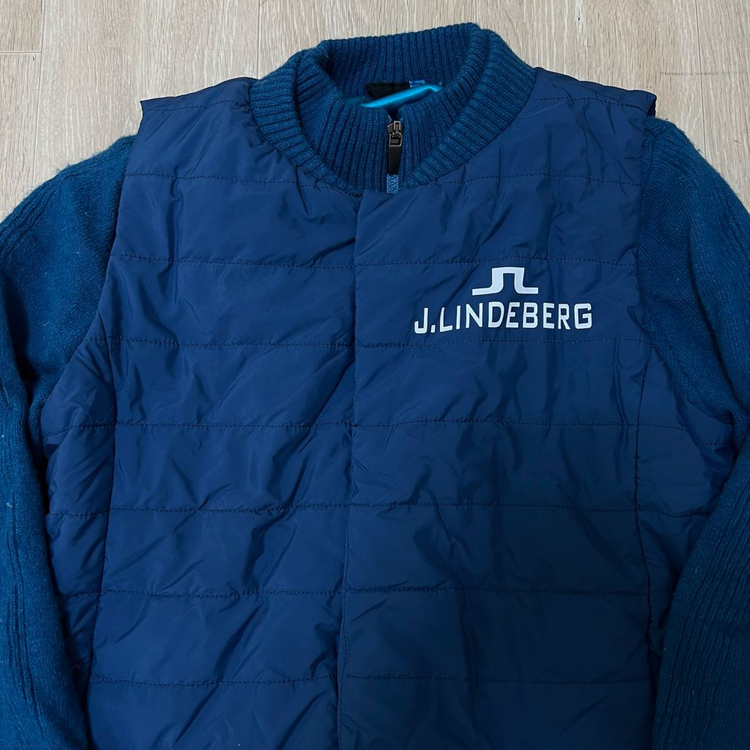 제이린드버그 여성 골프웨어 스윙 니트 경량패딩 점퍼 XS/85 이미지