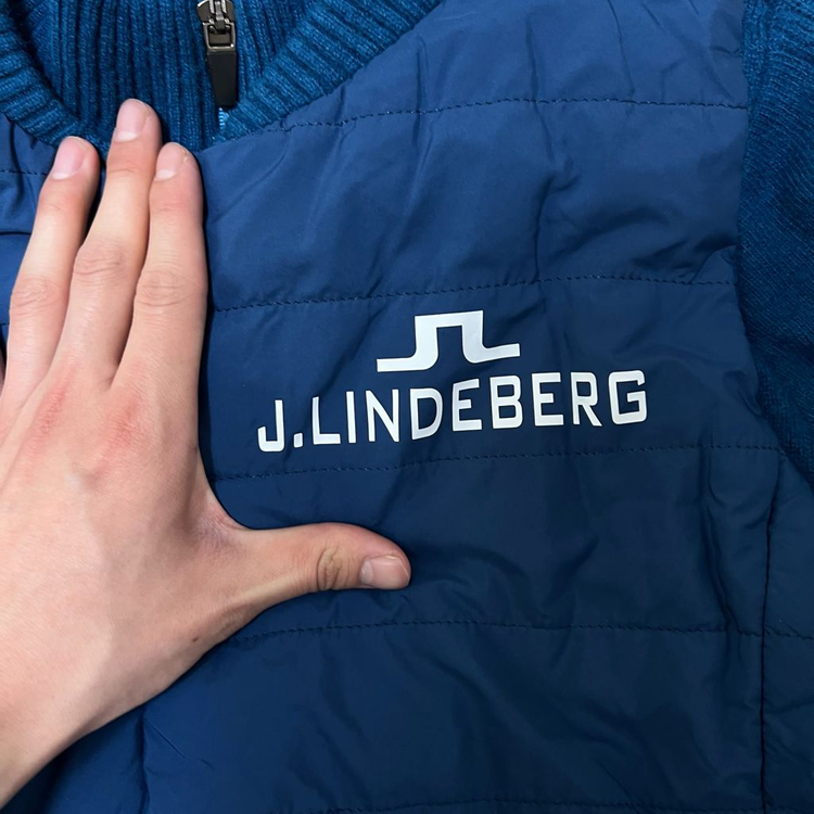 제이린드버그 여성 골프웨어 스윙 니트 경량패딩 점퍼 XS/85 이미지