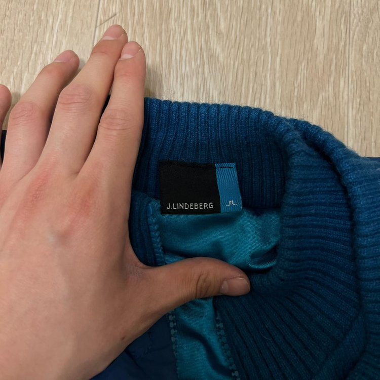 제이린드버그 여성 골프웨어 스윙 니트 경량패딩 점퍼 XS/85 이미지