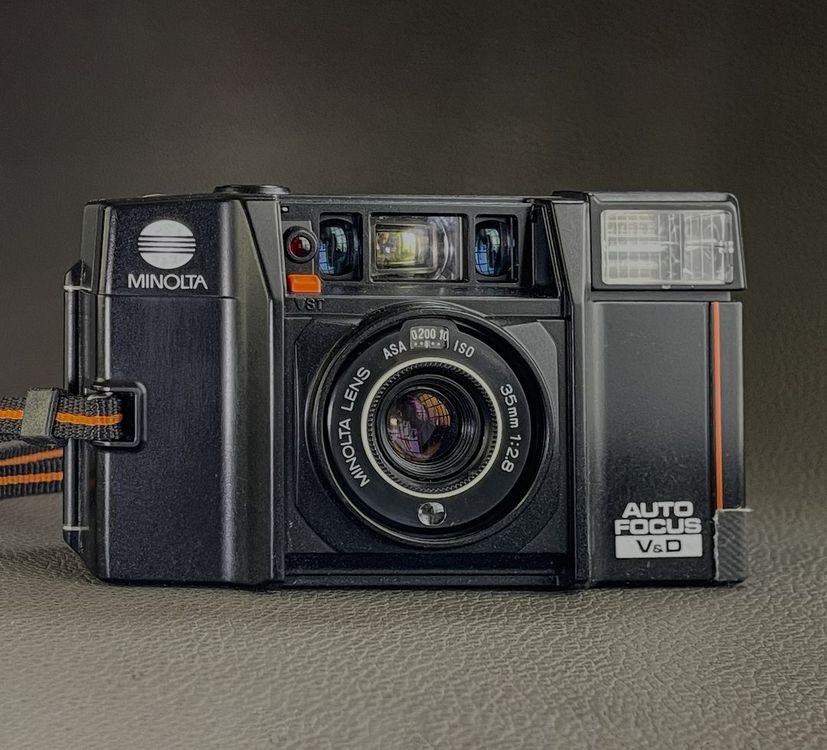 미놀타 소형 정밀하고 기발한 필름카메라 Minolta AF-S V&D Quartz 이미지