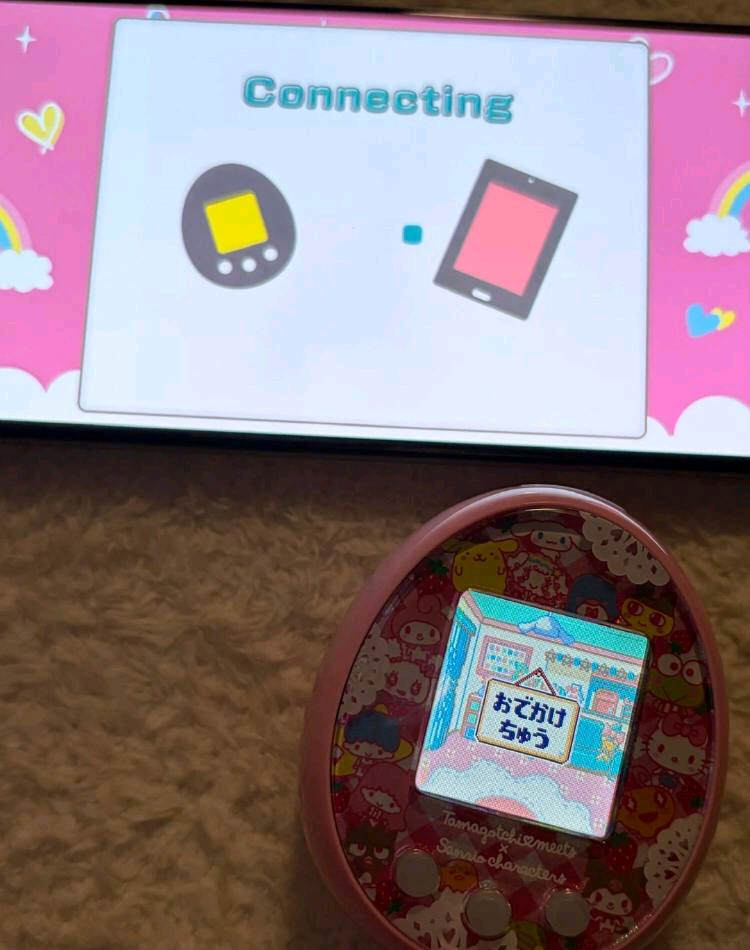 다마고치 산리오 미츠 핑크 풀박스 판매해요! 내용필독! 이미지