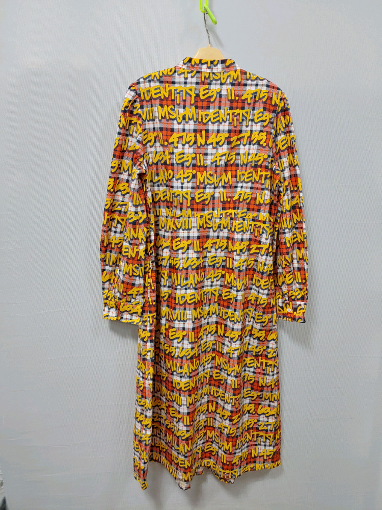 MSGM 체크 롱 원피스 여성42 66 이미지