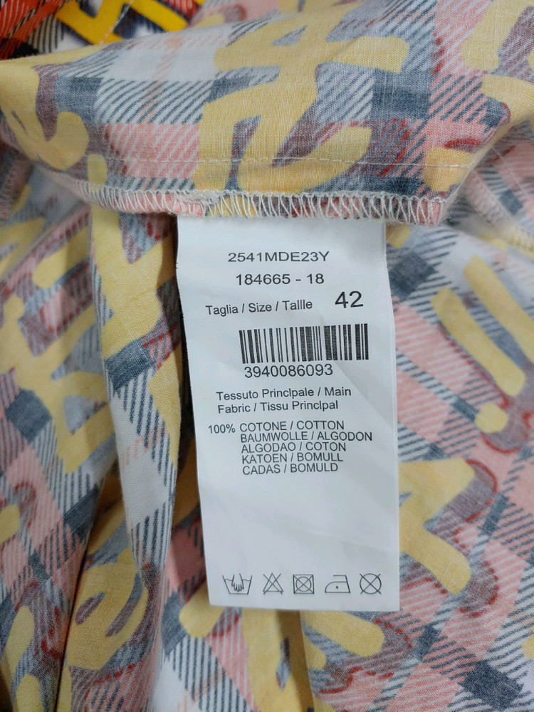 MSGM 체크 롱 원피스 여성42 66 이미지