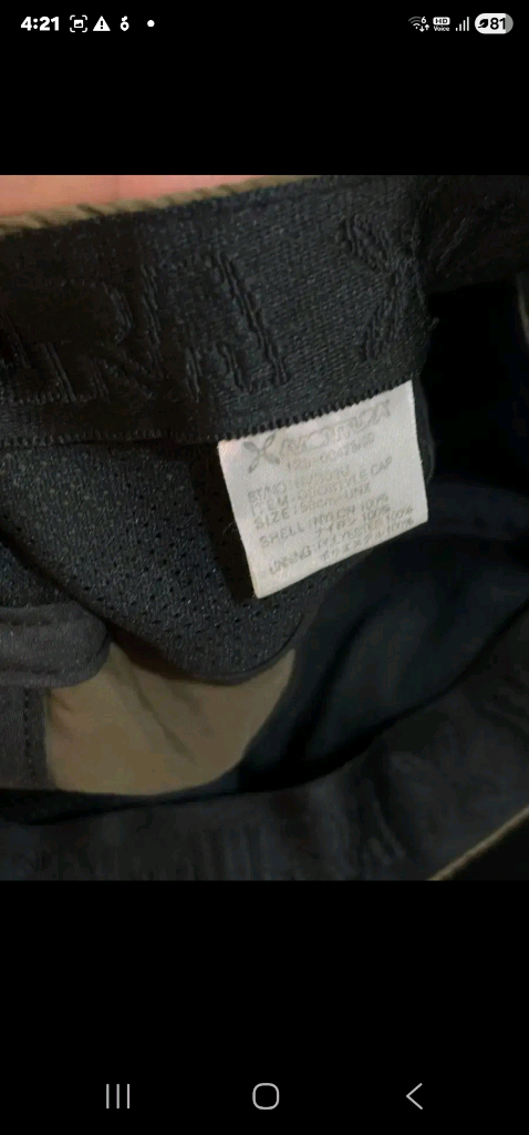 몬츄라 정품 자수로고에 캡 이미지