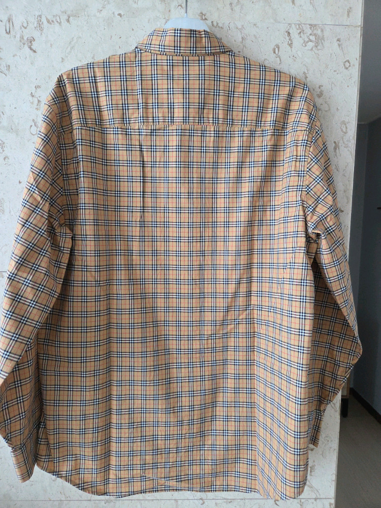 정품)새상품 버버리 제임스 체크셔츠 L 이미지