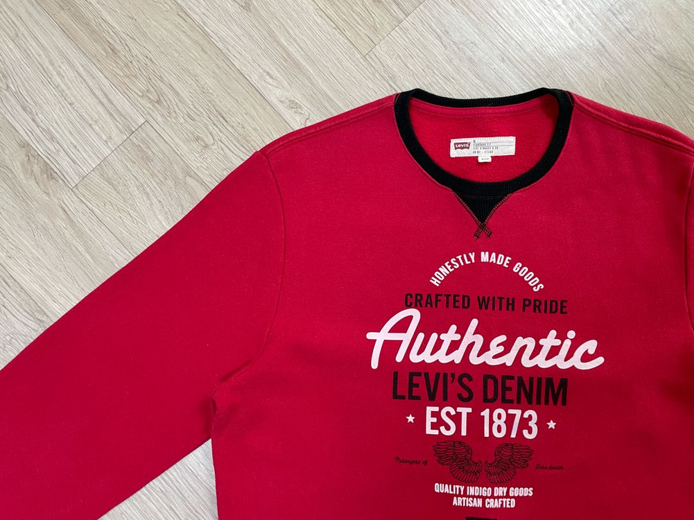 105) 리바이스 빅로고 V스티치 맨투맨(RRL&LVC&폴로) 이미지
