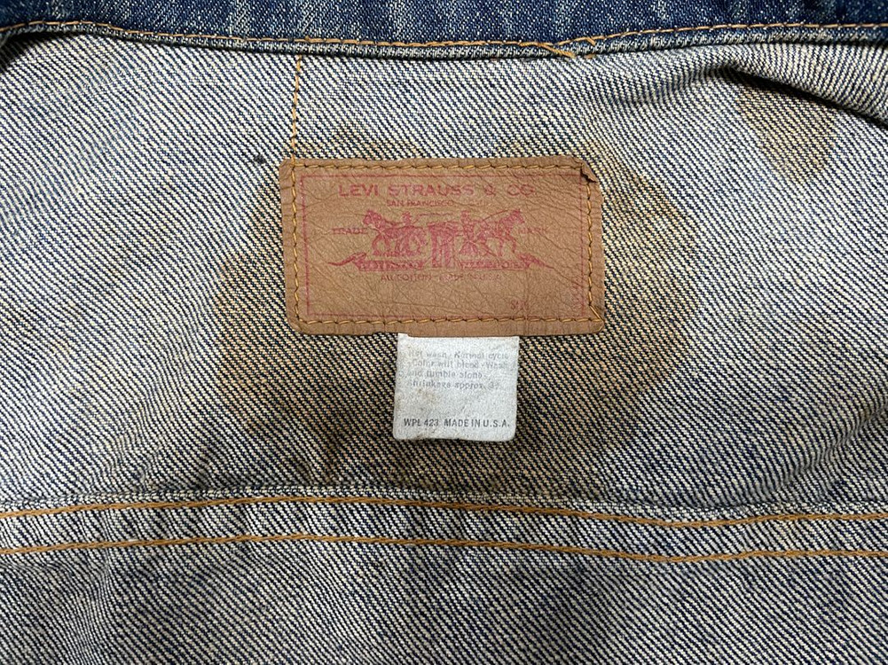 95) LVC원판 70s 리바이스 타입3 데님자켓(미국제)RRL&LVC&폴로 이미지