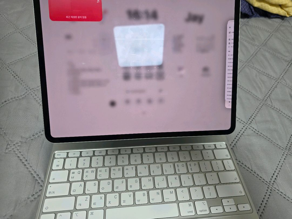 Apple iPad Pro 13 (M4) 1TB Wi-Fi + Cellular 애케플 매직키보드 애플펜슬 포함 이미지