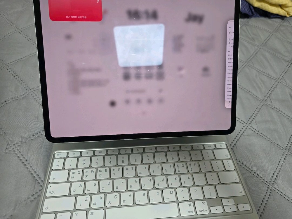 Apple iPad Pro 13 (M4) 1TB Wi-Fi + Cellular 애케플 매직키보드 애플펜슬 포함 이미지