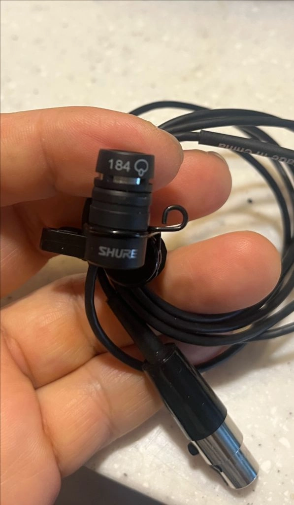SHURE WL184 핀마이크 이미지