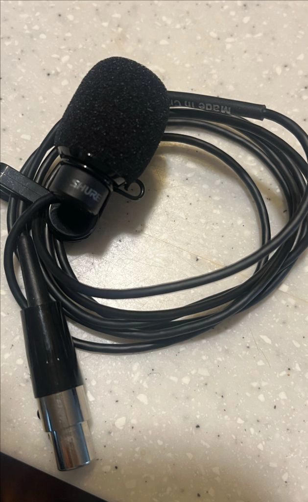 SHURE WL184 핀마이크 이미지