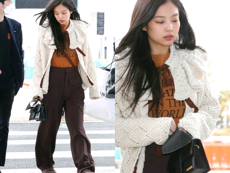 제니,조이 착용) JACQUEMUS 자크뮈스 데님백 이미지
