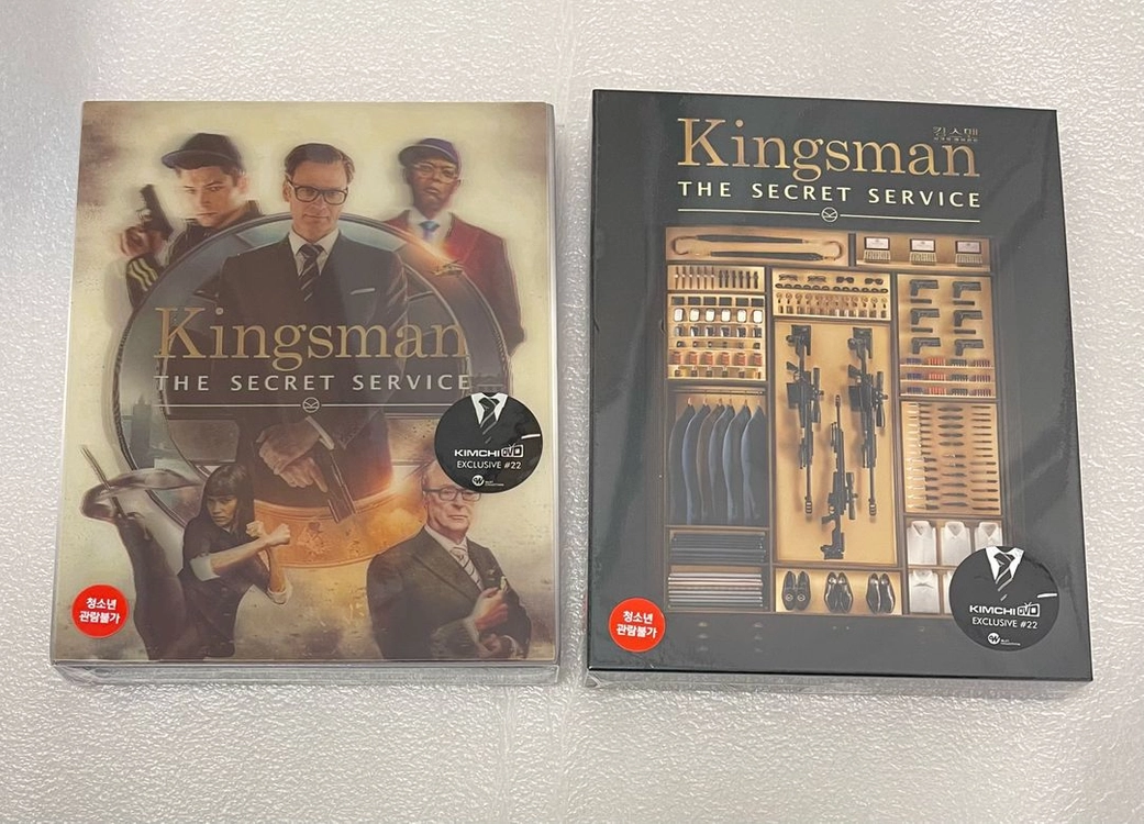 (미개봉) 킹스맨 블루레이 렌티큘러 + 풀슬립 한정판 김치dvd bluray - 안심되는 중고거래