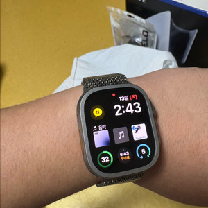 애플워치 울트라2 49mm티타늄 밀레니즈루프 패키지 필름포함 풀셋 판매 이미지