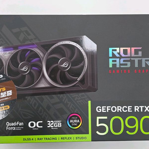 ASUS ROG ASTRAL RTX 5090 이미지