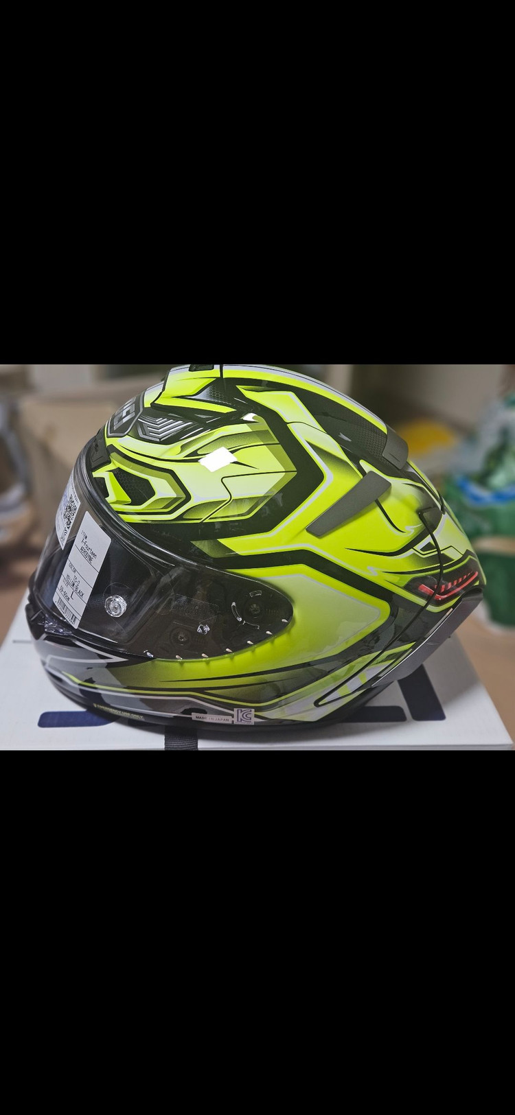 (L)쇼에이 X14 AEROSYNE TC-3 그래픽 헬멧 신품 팝니다 이미지