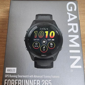 가민포러너 265 블랙 새상품 이미지