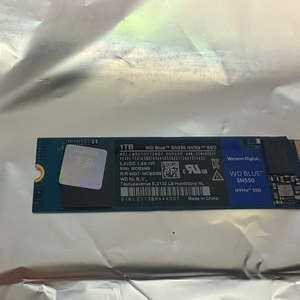 WD SN550 M.2 NVMe SSD 1TB 이미지