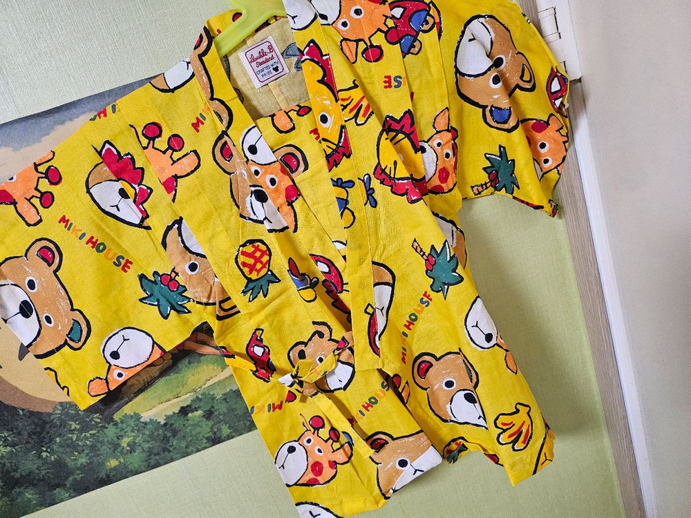 노란곰사자기린유카타120 이미지