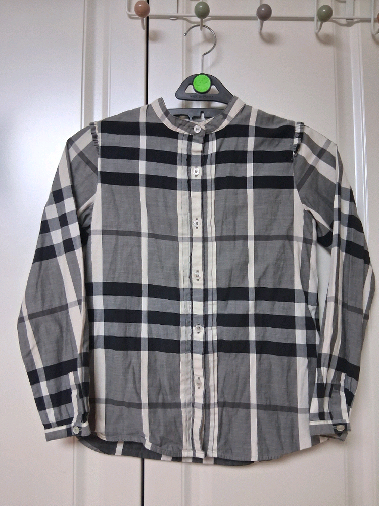 여아동 버버리키즈 체크셔츠140 10세전후 이미지