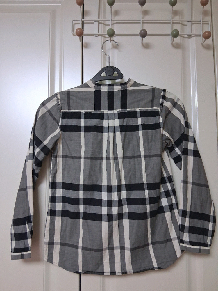 여아동 버버리키즈 체크셔츠140 10세전후 이미지