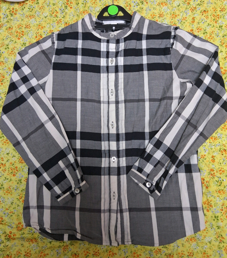 여아동 버버리키즈 체크셔츠140 10세전후 이미지