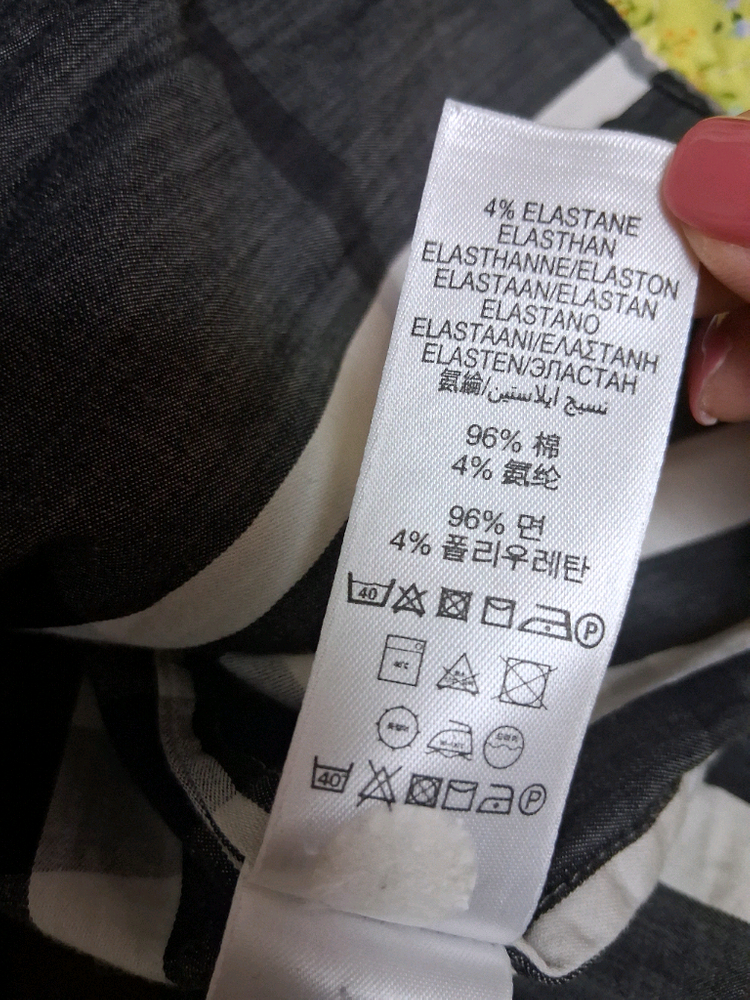 여아동 버버리키즈 체크셔츠140 10세전후 이미지